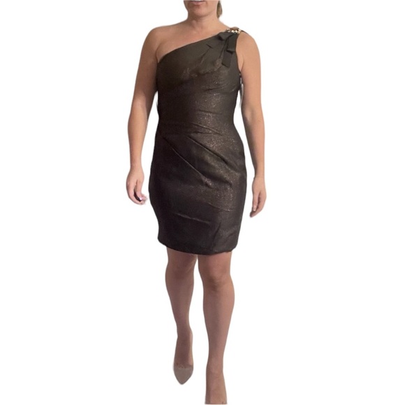 Jovani One Shoulder Cocktail Dress - Picture 2 of 7